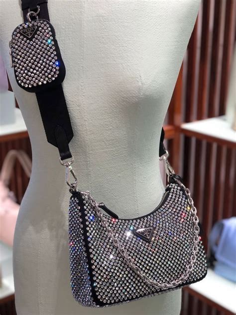 sparkly prada re edition